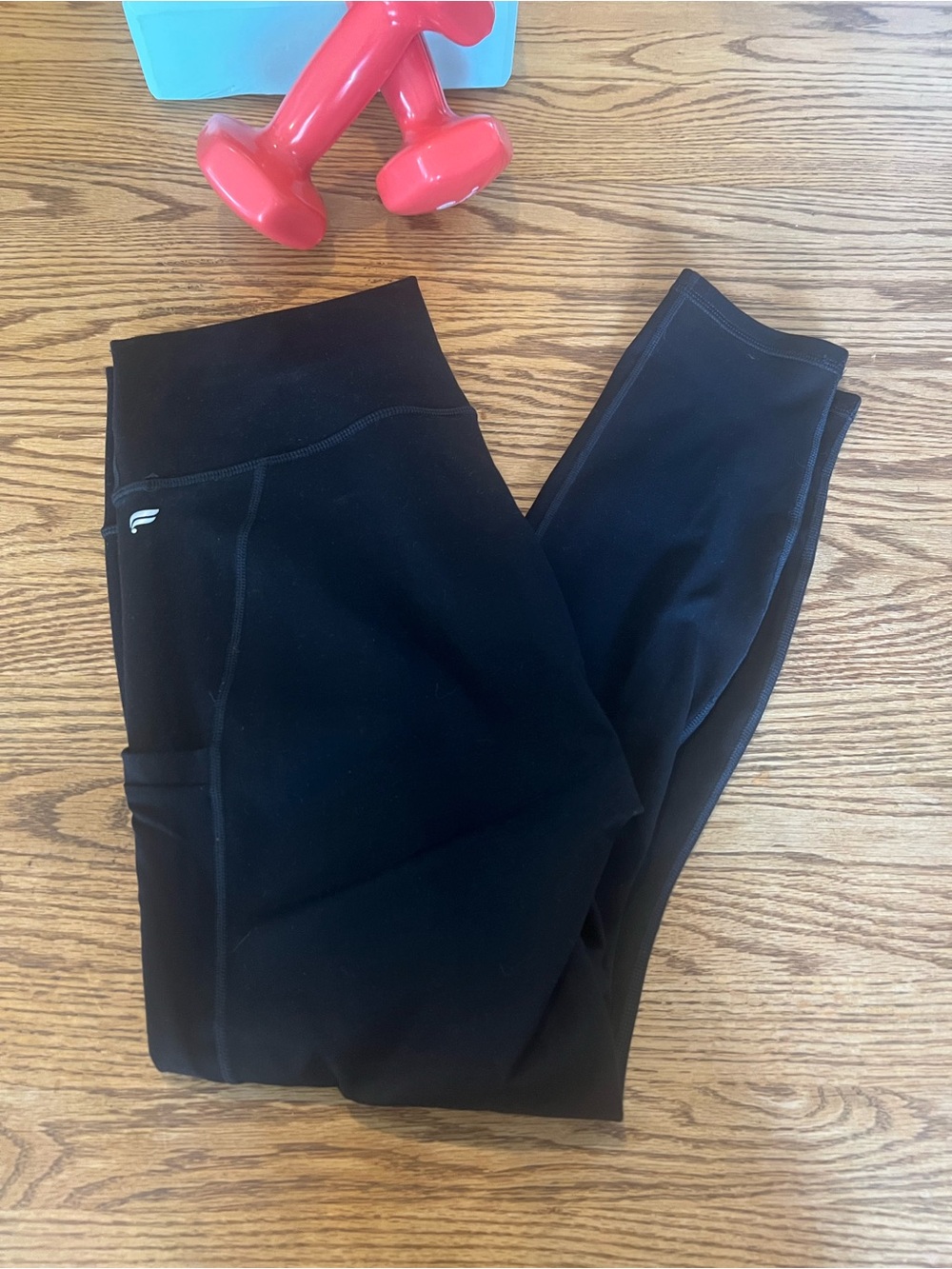 Fabletics PowerHold Black High-Waist Performance Leggings